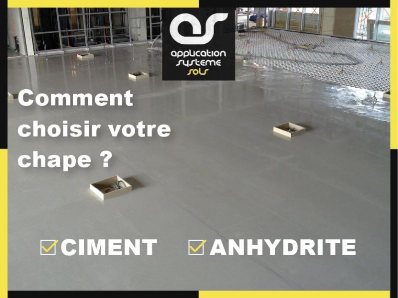 Chape anhydrite ou chape en ciment ? Application Système Sols 34 — free download